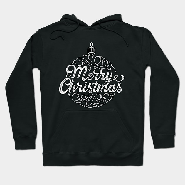 Merry Christmas Hoodie by Mako Design 